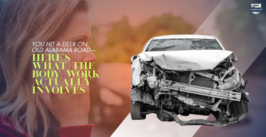 You Hit a Deer on Old Alabama Road — Here's What the Body Work Actually Involves